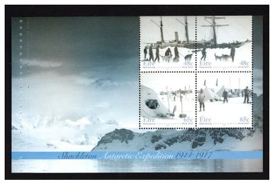 2004 Ireland 90th Anniversary of Shackleton's Antarctic Expedition Booklet Pane (HB148) Mint Never Hinged (MNH)