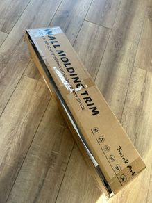 Pre-cut picture frame wall molding panelling