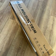Pre-cut picture frame molding panelling