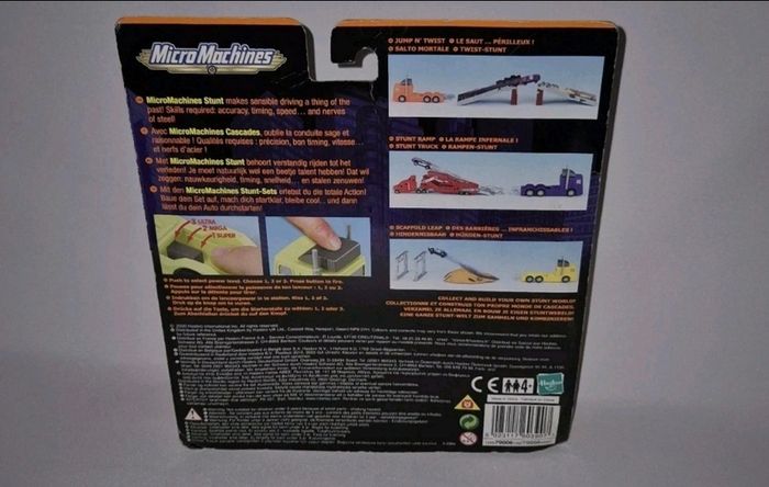 2001 Micro Machines Stunt Dead End Leap Truck With Power Launcher New Hasbro