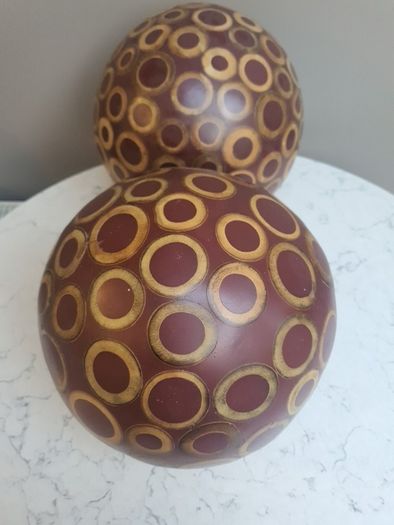 Set of Ornamental Architectural Spheres