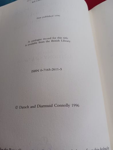Memoirs of Senator Joseph Connolly,A Founder of Modern Ireland/1996/ 1st edition