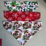Handmade Christmas dog bandanas Image 2