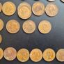 UK one-penny coins 1896 - 1967 Image 6