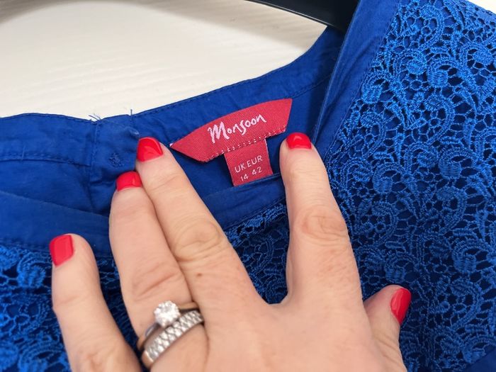 Monsoon blue Dress