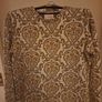 Brand new Savida jacquard pattern with golden thread sweatshirt size UK12 EU40 Postage included Image 2