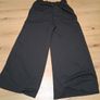 Black wide leg trousers size 16-18 Image 2