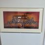 Large African Framed Zebra Batik Panel / Painting Image 5