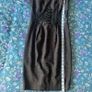 Morgan De Toi brown milkmaid renaissance herringbone dress with corset style detailing Image 6