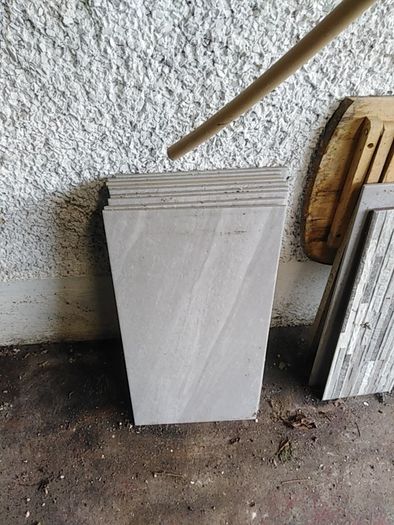 10 large grey tiles make reasonable  offer ther yours