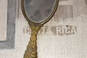 Beautiful Old Brass Vanity Mirror, Postage Available or Collection on all my items,