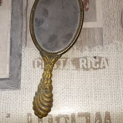 Beautiful Old Brass Vanity Mirror, Postage Available or Collection on all my items,