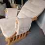 Reclining rocking nursery armchair Image 4