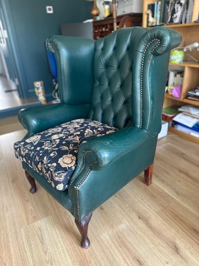 Chesterfield High Back Wing Chair