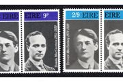 1970 Ireland Patriots 50th Anniversary of the Death of Tomas MacCurtain and Terence MacSwiney Commemorative Stamp Mint Never Hinged (MNH)
