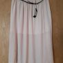 New River  Island  Light Pink Sheer Skirt. S.12 Image 2
