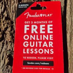 Fender Play 3 Month Subscription Prepaid Card