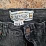mens Siksilk jeans washed black bust knee riot denim Size Small W 30 L 34 Image 6