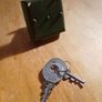 Vintage 606 cabinet Lock & Keys Image 2