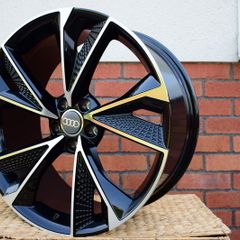 19" RS7 Type Black Alloy Wheels Audi Seat Skoda Mercedes Lamborghini VW 5x112