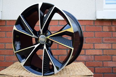 19" RS7 Type Black Alloy Wheels Audi Seat Skoda Mercedes Lamborghini VW 5x112