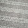 100% wool Grey Striped Woven Rug  Boho Minimalist Home Decor Image 6