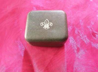 Silver vintage boy scouts thank you badge