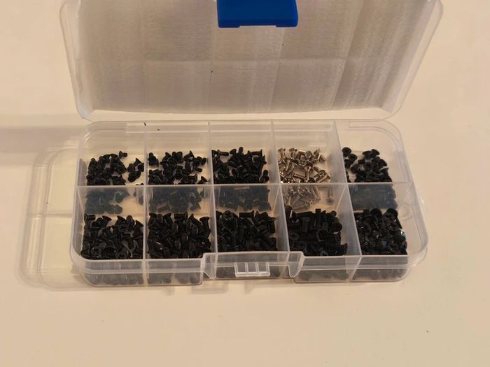 Mini Screw Assortment Kit 500pcs M2 M2.5 M3 Carbon Steel