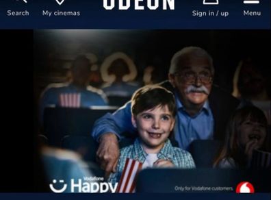 4 ODEON cinema tickets