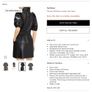Ted Baker - Genuine Leather Shirt Dress - Black - Size 3 UK 12 BNWT RRP 490 Image 5