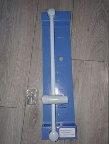 Brand New Croydex White Adjustable Riser Rail With Fixtures To Hold A Shower Set