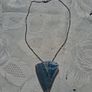 Signed Unisex Moss Agate Sterling Silver Pendant Set Image 3