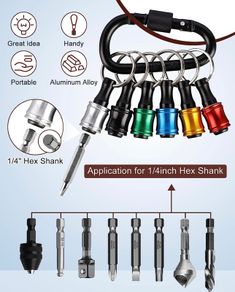 Drill Bit Holder 1/4 inch Hex shank