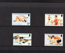 1986 Isle of Man Commonwealth Games Edinburgh Commemorative Stamp Presentation Pack