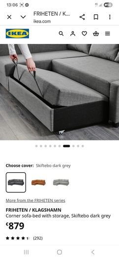 Blue Corner Couch, sleeping function