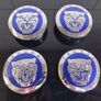 4 x Jaguar Centre Caps (Blue) FREE POST Image 2