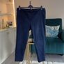 Ladies Navy Cropped Straight Fit Jeans from Robell Image 5
