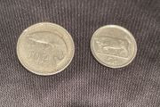 1993 set 10p and 5p coins
