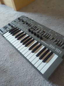 Roland SH-101 (serviced and modded) analog monosynth