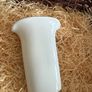 Japanese Porcelain Slender Shaped Vase With Floral Gold Edge Image 3