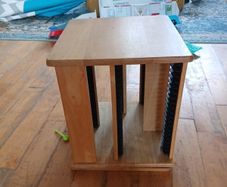 cd holder rotating