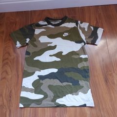 Nike Camo T Shirt Medium Child