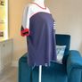 Ladies Navy, White & Red Tee Shirt from West Quay Carrig Donn Image 7