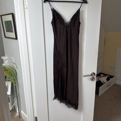 Dress - Zara Long Brown Dressy Dress (XS)