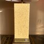 Mid Century French Table Lamp, Vintage Jean Claude Mahey, Lacquer Brass Chrome, 70s Image 2