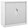 Sliding Door Cabinet Grey Image 2