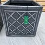 38cm Square Planter Lead Effect Image 2
