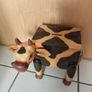 Large Wooden Cow Money Box Image 5