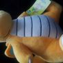 Dragonite Pokemon 25cm tag, holo sticker toy Image 3