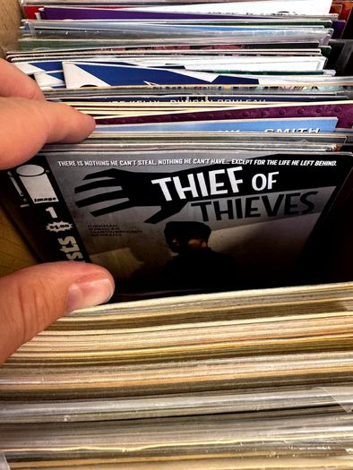 Image Long Comic Box w 275 comics for Sale